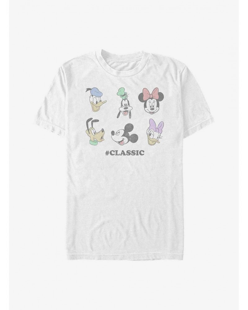 Disney Mickey Mouse Classic Heads T-Shirt $7.46 T-Shirts