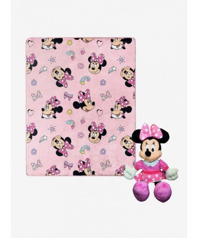 Disney Minnie M Favorite Things Hugger Pillow and Throw Set $13.28 Throw Set