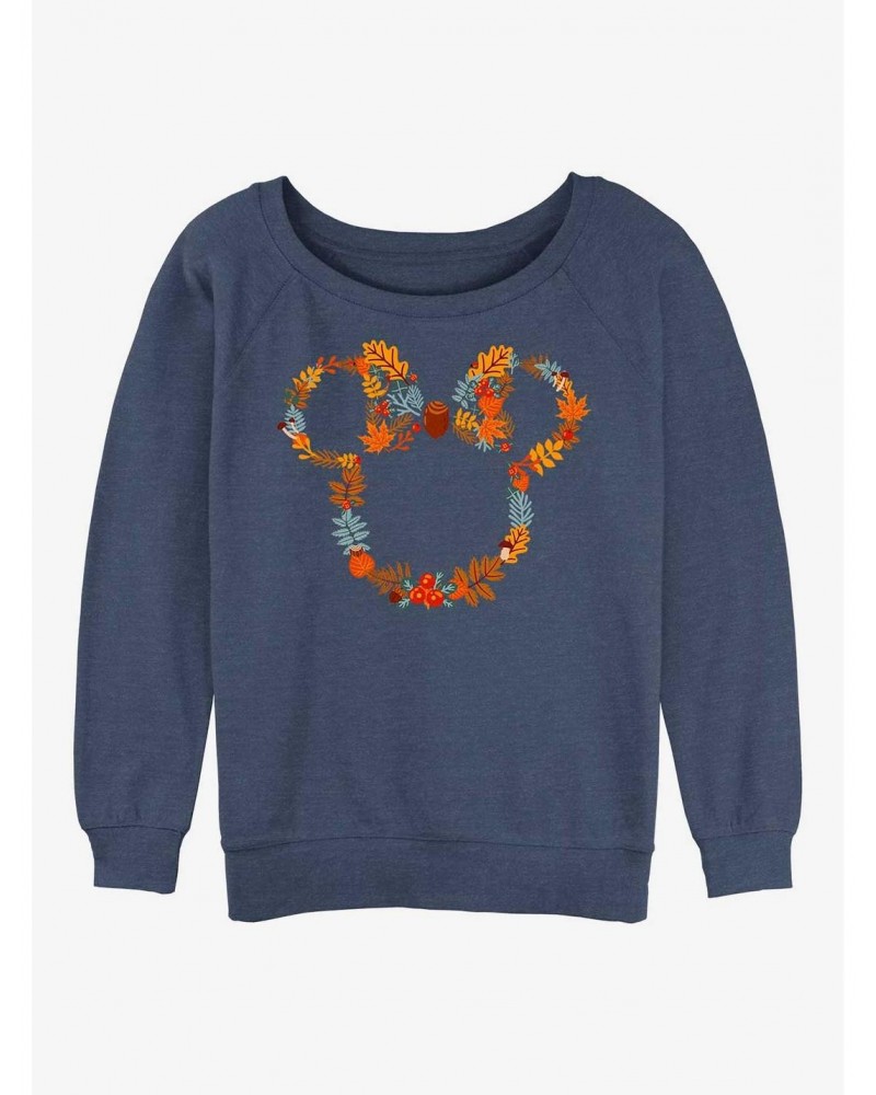 Disney Minnie Mouse Fall Ears Girls Slouchy Sweatshirt $10.04 Sweatshirts