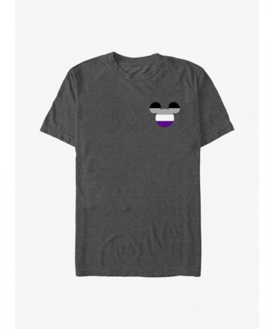 Disney Mickey Mouse Asexual Badge Pride T-Shirt $8.60 T-Shirts