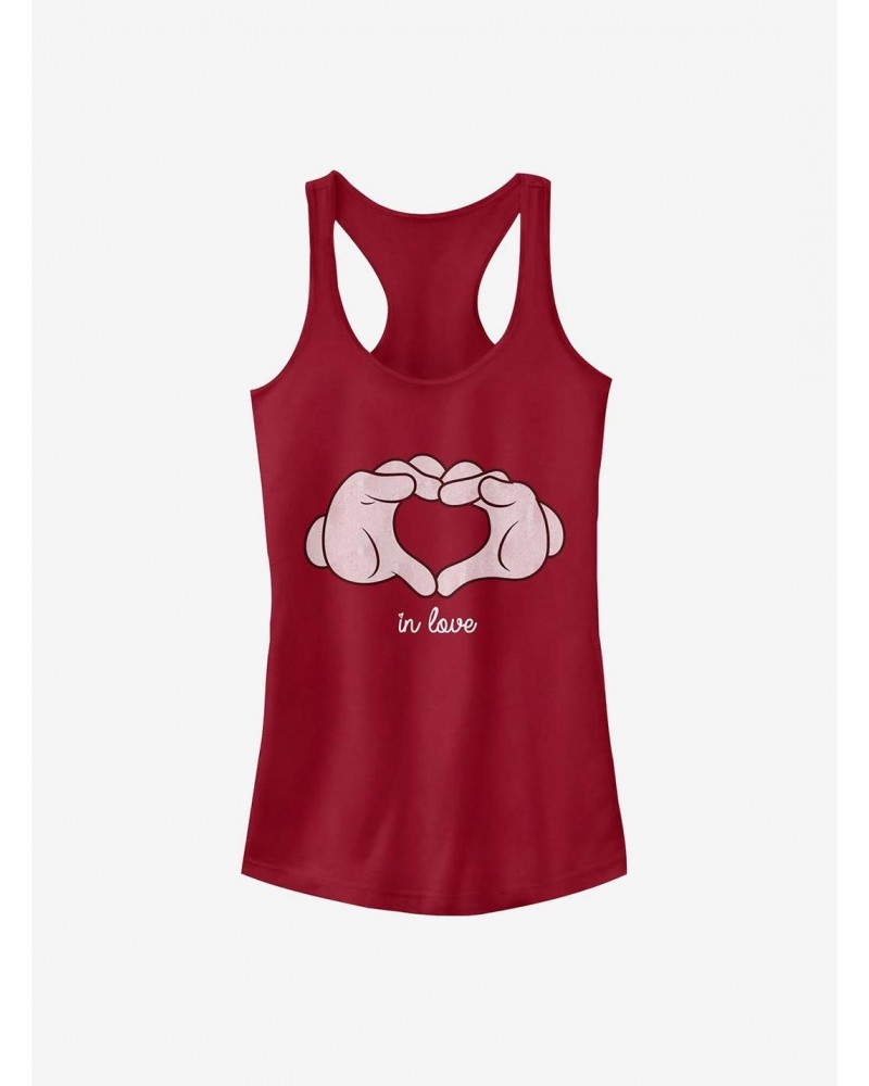 Disney Mickey Mouse Glove Heart Girls Tank $7.97 Tanks