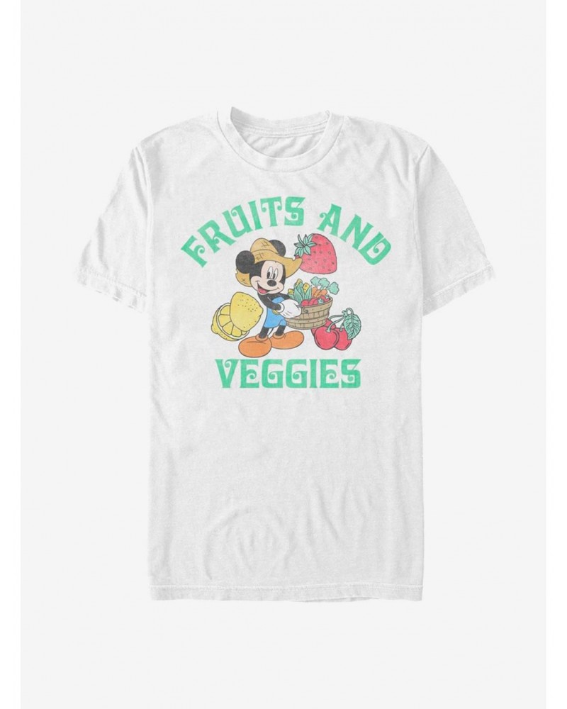 Disney Mickey Mouse Fruits And Veggies T-Shirt $8.03 T-Shirts