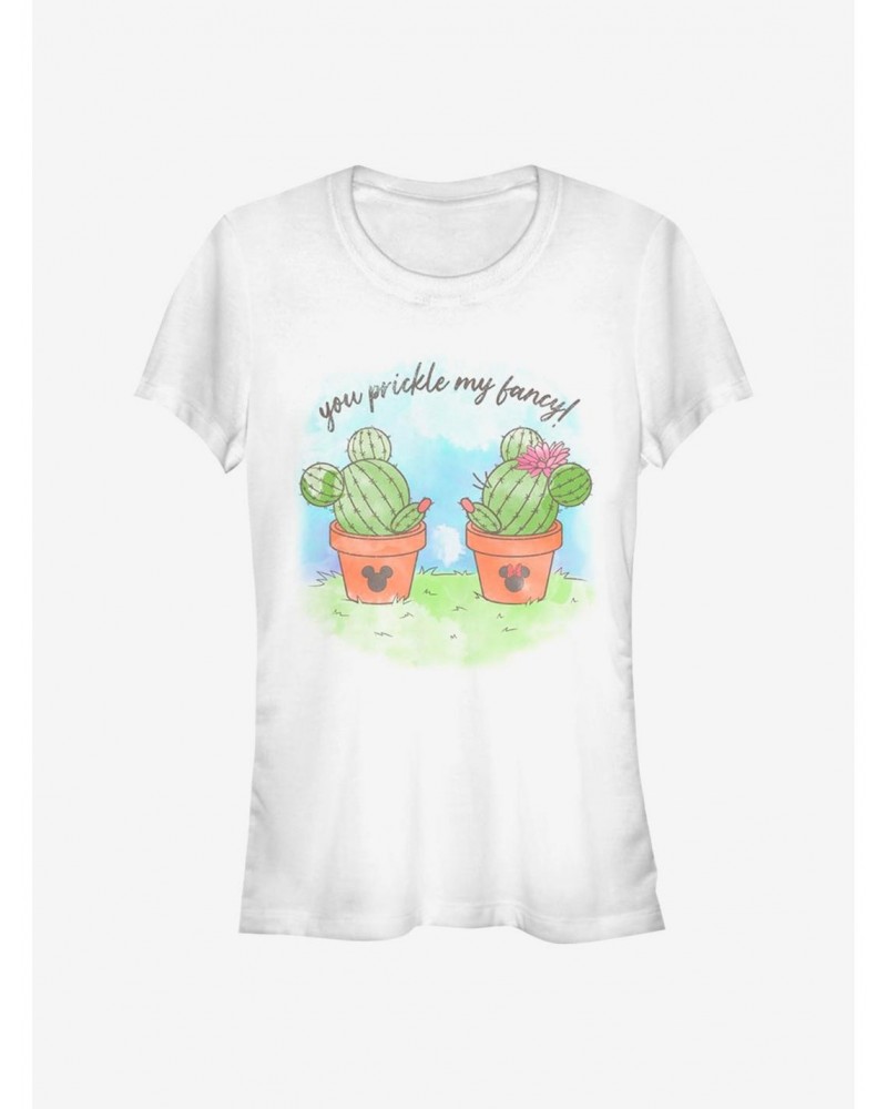 Disney Mickey Mouse Prickly Couple Girls T-Shirt $8.37 T-Shirts