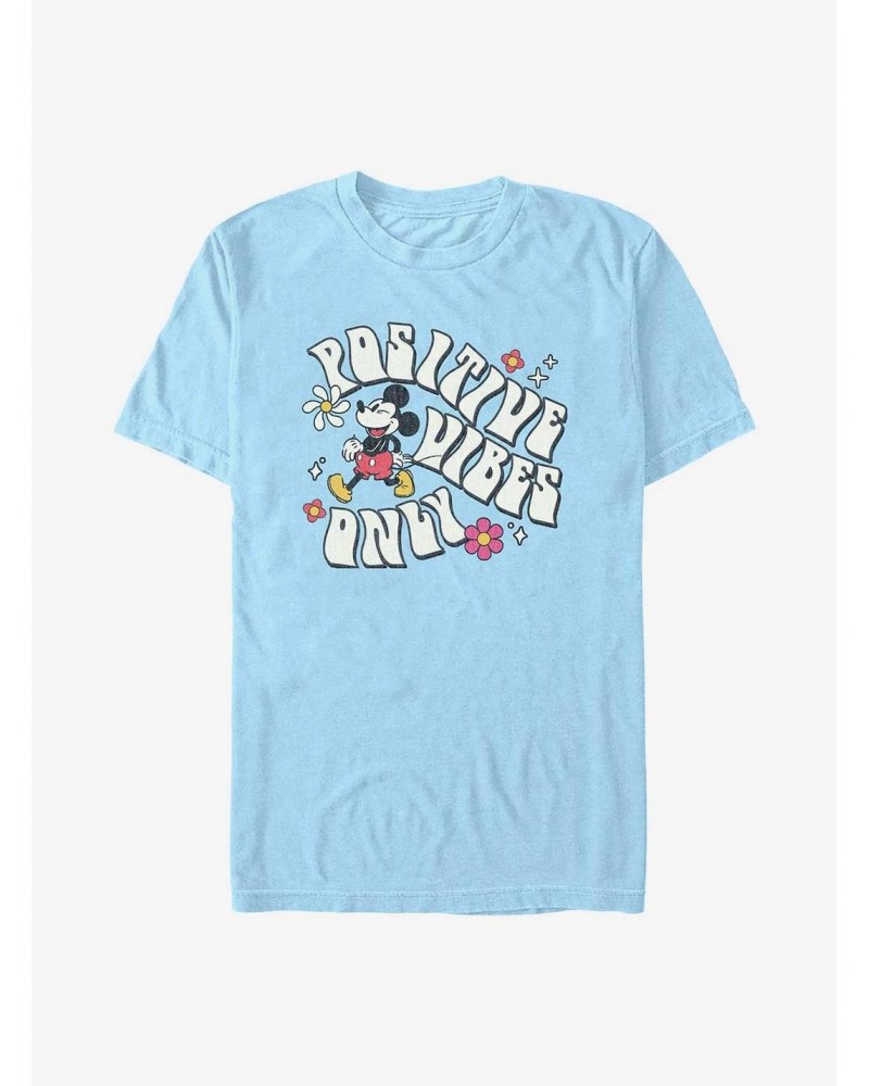 Disney Mickey Mouse Positive Vibes T-Shirt $7.46 T-Shirts