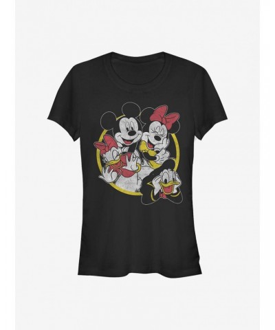 Disney Mickey Mouse Disney Mickey Mouse Group Girls T-Shirt $8.17 T-Shirts