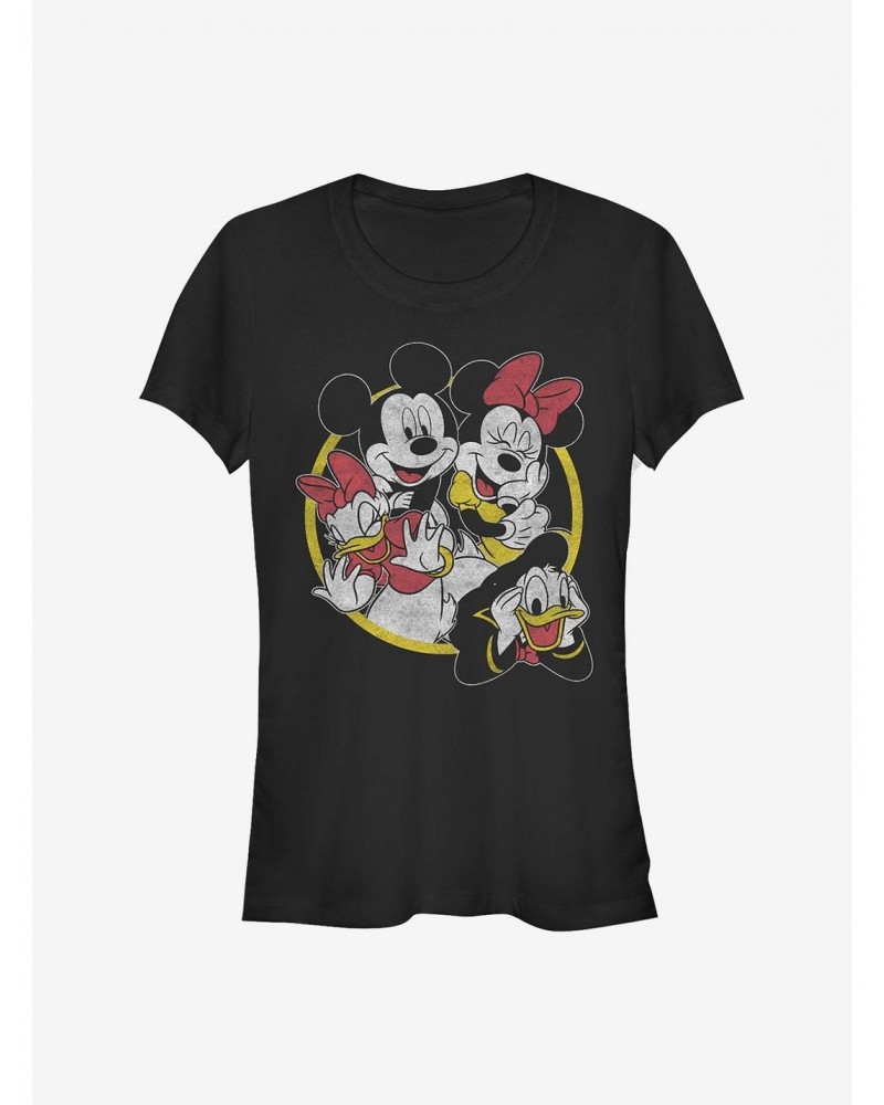 Disney Mickey Mouse Disney Mickey Mouse Group Girls T-Shirt $8.17 T-Shirts