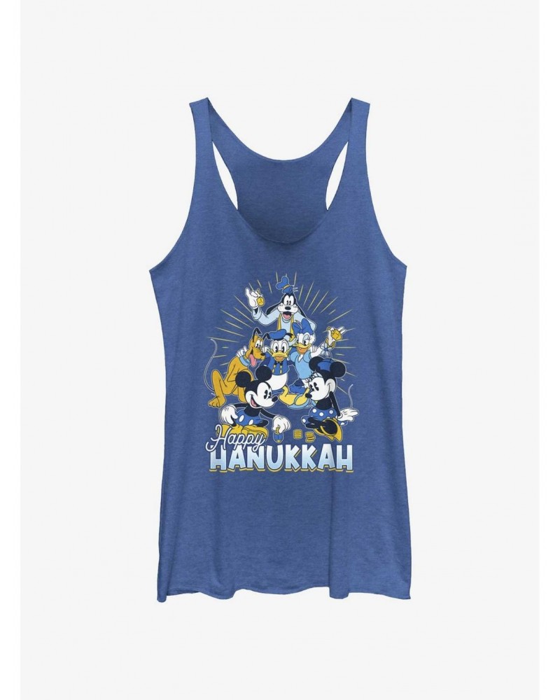 Disney Mickey Mouse Happy Hanukkah Friends Girls Tank $9.95 Tanks