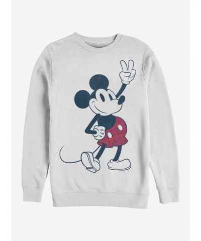 Disney Mickey Mouse Plaid Mickey Sweatshirt $9.15 Sweatshirts