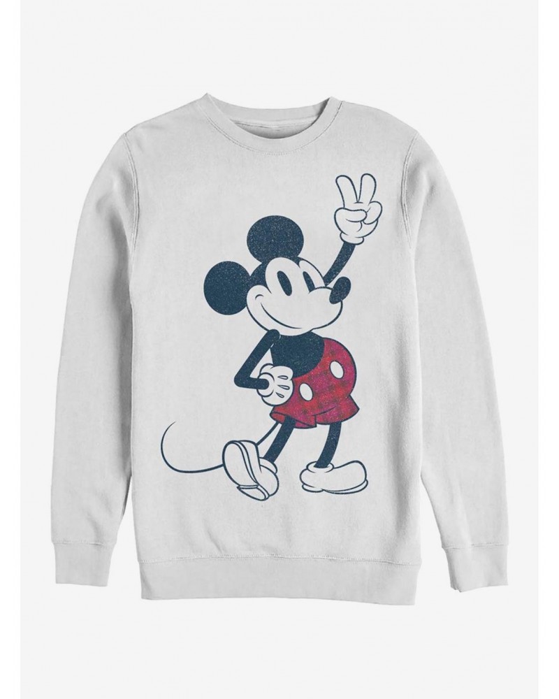 Disney Mickey Mouse Plaid Mickey Sweatshirt $9.15 Sweatshirts