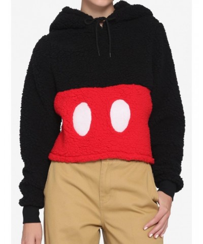 Disney Mickey Mouse Sherpa Girls Hoodie $16.69 Hoodies