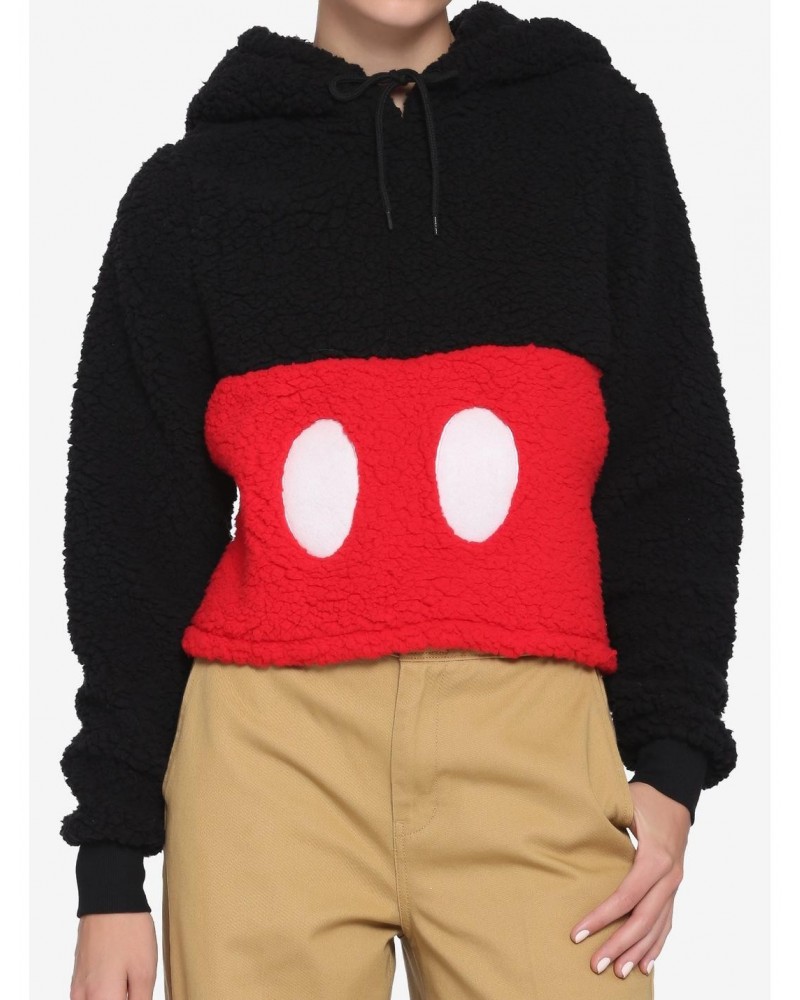 Disney Mickey Mouse Sherpa Girls Hoodie $16.69 Hoodies