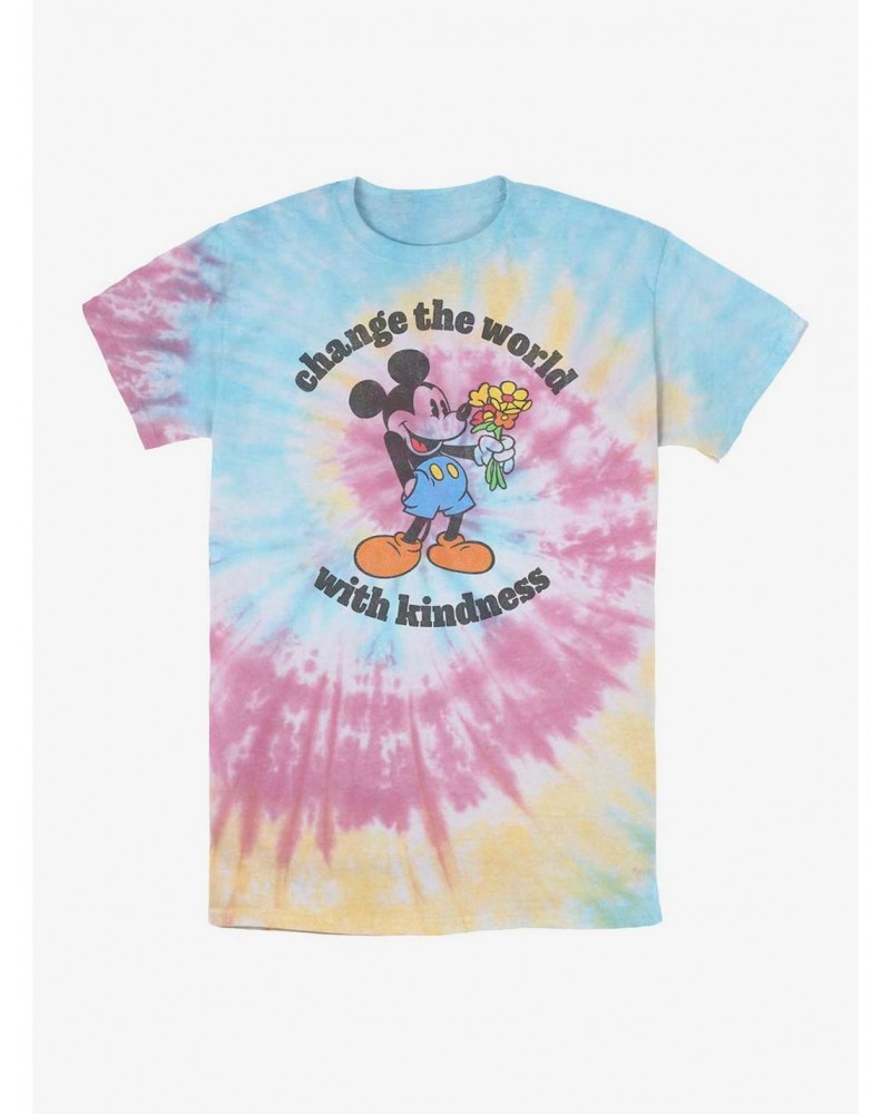 Disney Mickey Mouse Kindness Tie Dye T-Shirt $8.50 T-Shirts