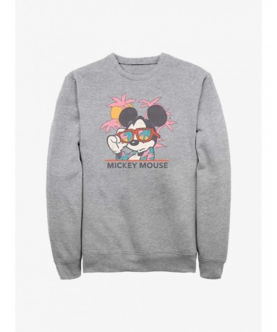 Disney Mickey Mouse Beach Sunglasses Sweatshirt $12.40 Sweatshirts