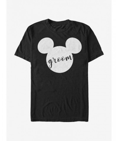 Disney Mickey Mouse Groom Ears T-Shirt $6.31 T-Shirts