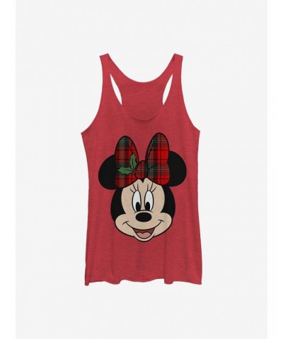 Disney Minnie Mouse Big Minnie Holiday Girls Tank $7.46 Tanks