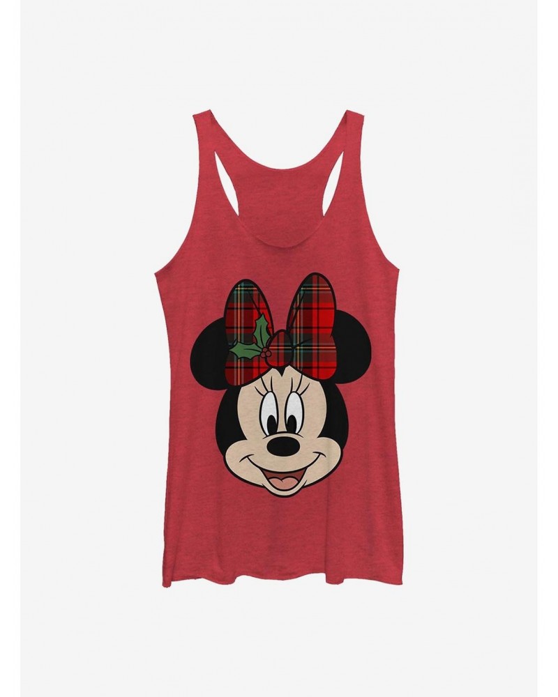 Disney Minnie Mouse Big Minnie Holiday Girls Tank $7.46 Tanks