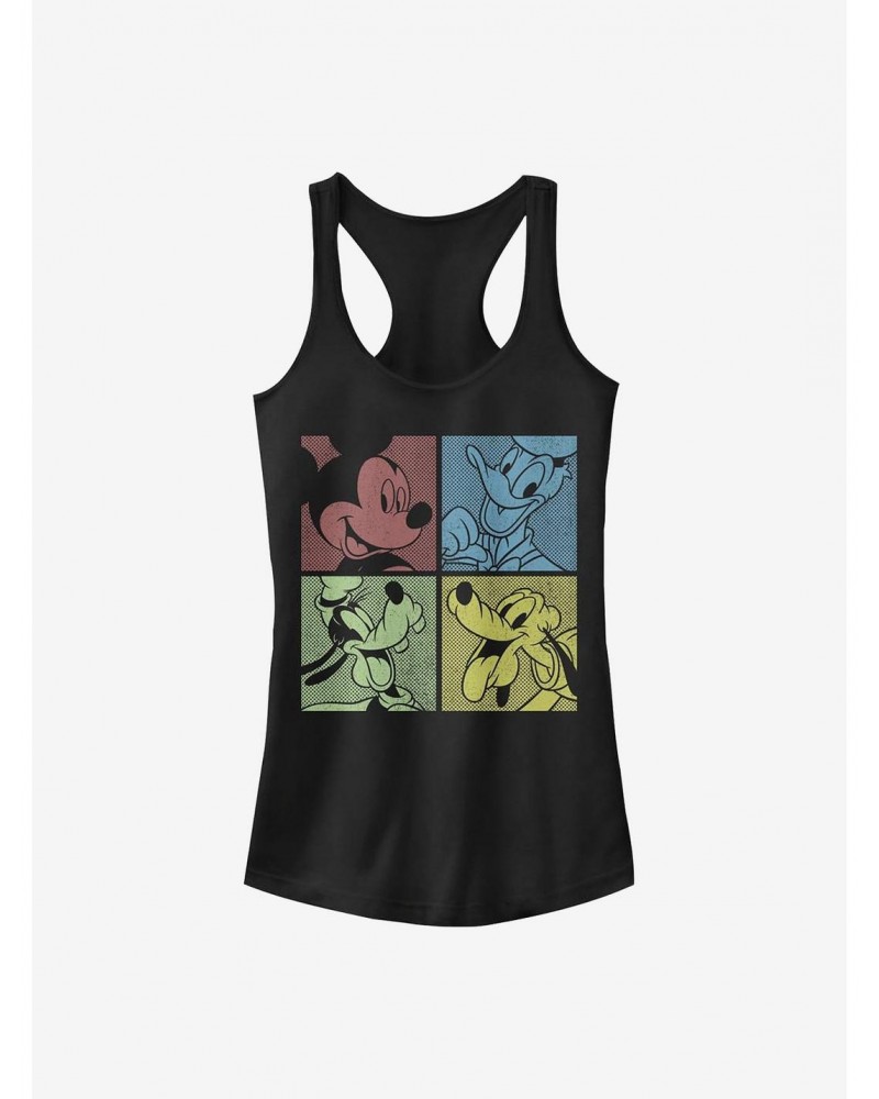 Disney Mickey Mouse Fab Four Girls Tank $7.97 Tanks