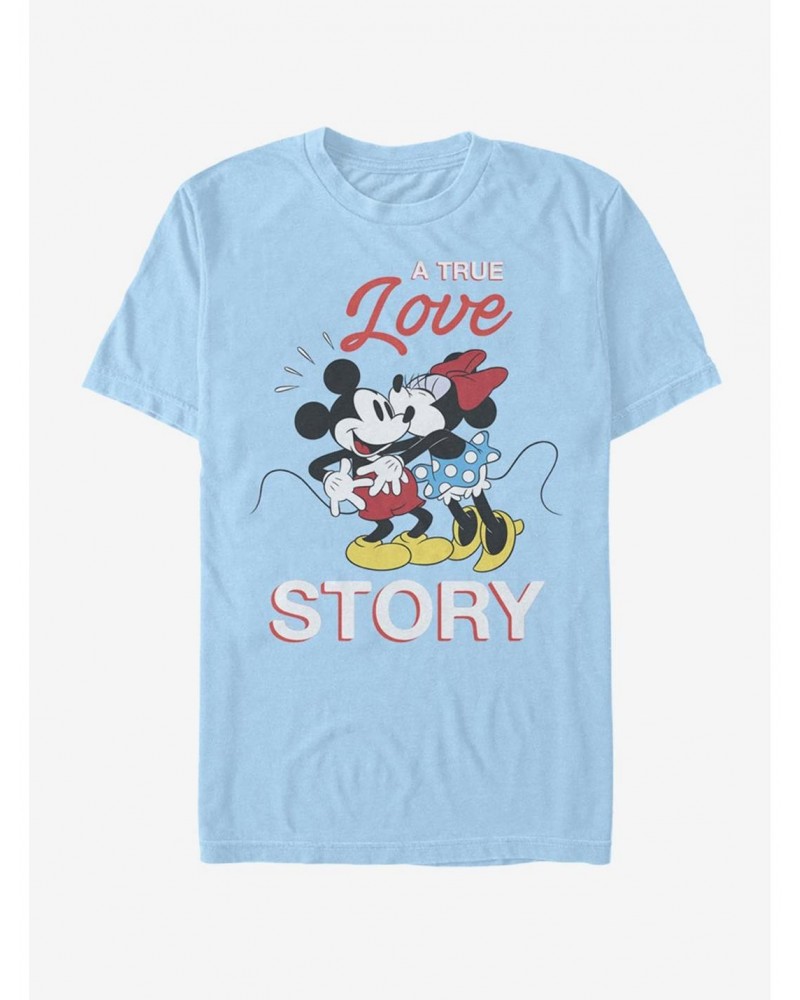 Disney Mickey Mouse True Love Story T-Shirt $9.37 T-Shirts