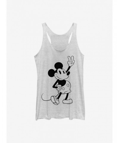 Disney Mickey Mouse Simple Mickey Outline Girls Tank $6.42 Tanks
