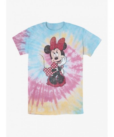 Disney Minnie Mouse Polka Dot Minnie Tie Dye T-Shirt $7.25 T-Shirts