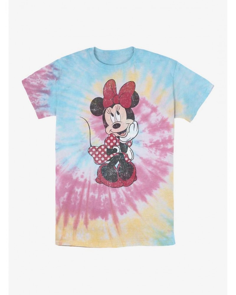 Disney Minnie Mouse Polka Dot Minnie Tie Dye T-Shirt $7.25 T-Shirts