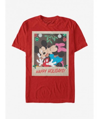 Disney Mickey Mouse Holiday Polaroid T-Shirt $6.88 T-Shirts