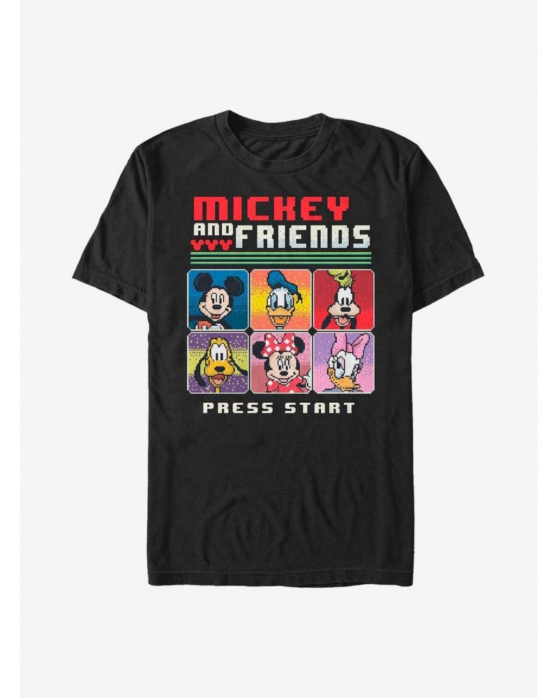 Disney Mickey Mouse Pixel Friends T-Shirt $9.37 T-Shirts