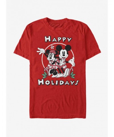 Disney Mickey Mouse Holiday Mickey & Minnie T-Shirt $9.18 T-Shirts