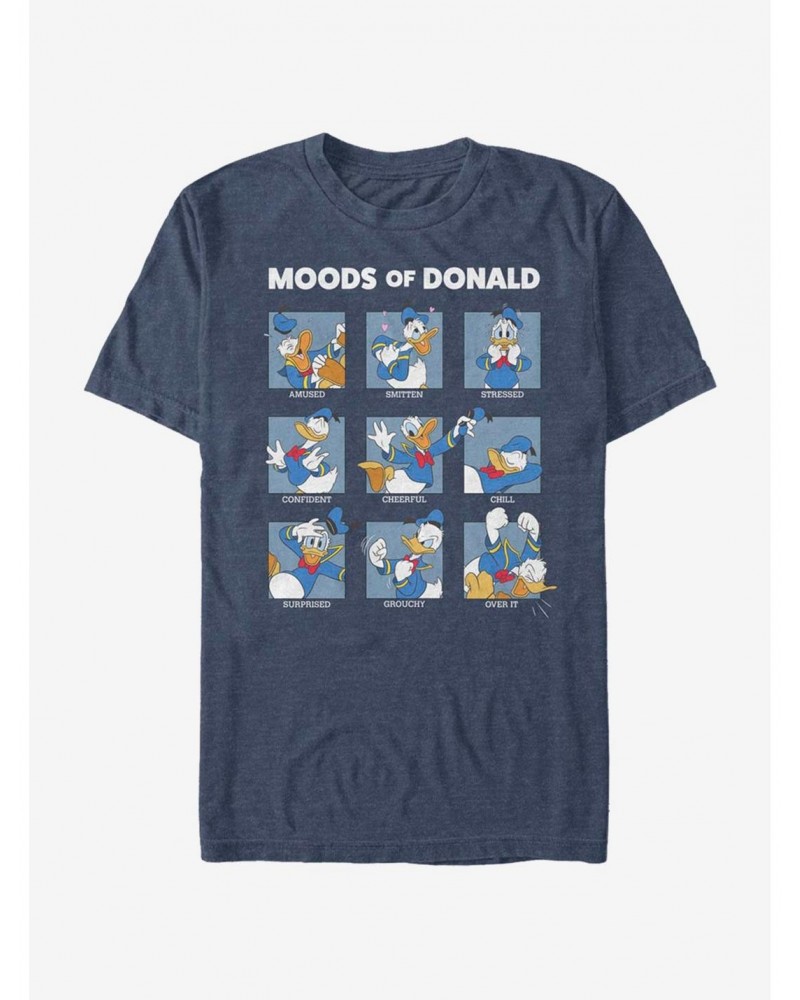 Disney Donald Duck Donald Moods T-Shirt $6.31 T-Shirts