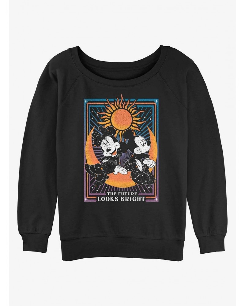 Disney Mickey Mouse The Future Looks Bright Astrology Girls Sweatshirt $11.22 Sweatshirts