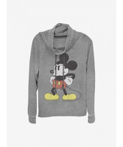 Disney Mickey Mouse Mightiest Mouse Cowlneck Long-Sleeve Girls Top $11.49 Tops