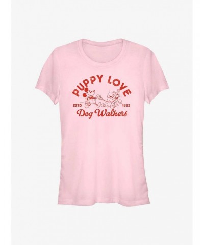 Disney Mickey Mouse Puppy Love Girls T-Shirt $8.17 T-Shirts