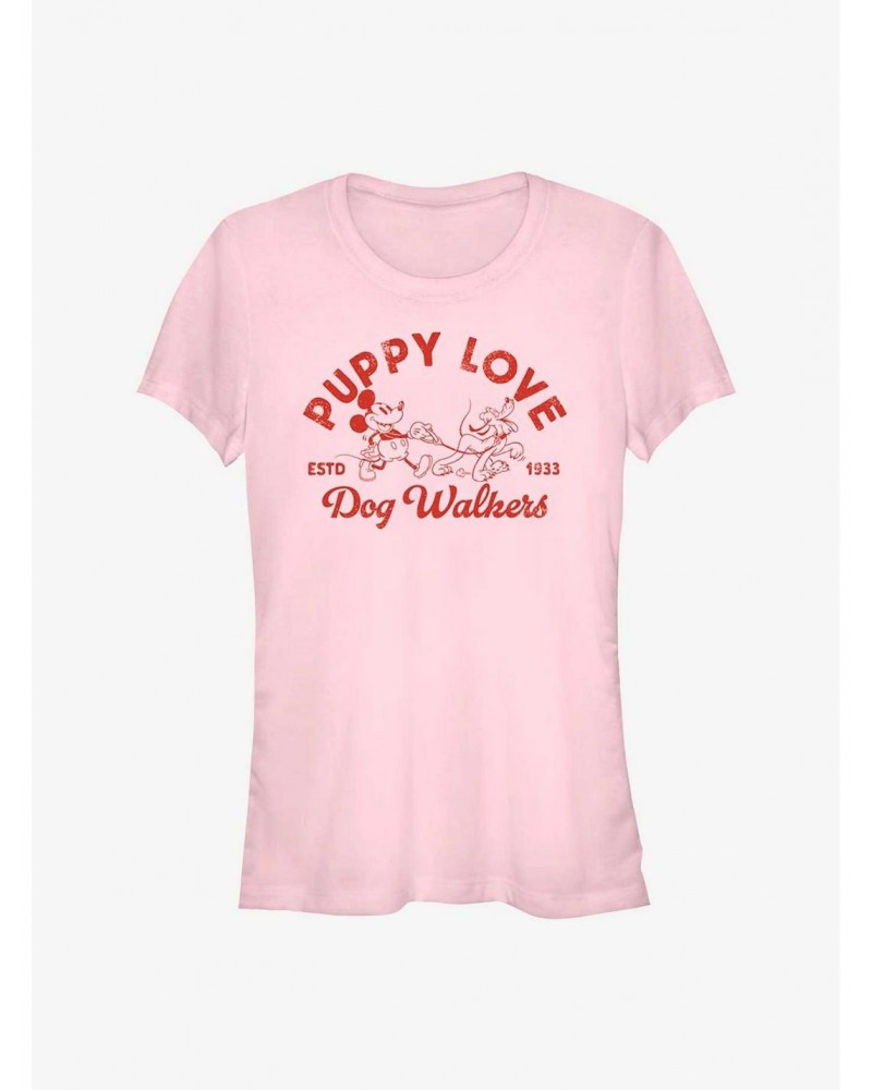 Disney Mickey Mouse Puppy Love Girls T-Shirt $8.17 T-Shirts