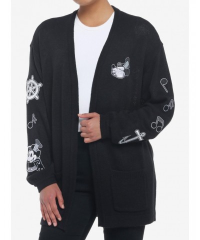 Disney Steamboat Willie Icons Girls Open Cardigan $23.96 Cardigans