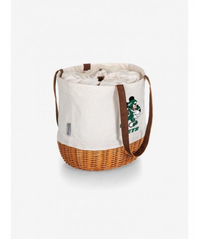 Disney Mickey Mouse NFL New York Jets Canvas Willow Basket Tote $21.42 Totes