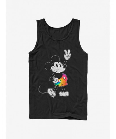 Disney Mickey Mouse Tie Dye Mickey Stroked Tank $8.76 Tanks