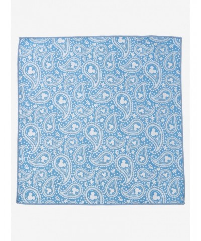 Disney Mickey Mouse Paisley Teal Pocket Square $14.31 Squares