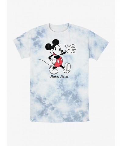 Disney Mickey Mouse Waving Hi Tie-Dye T-Shirt $9.53 T-Shirts