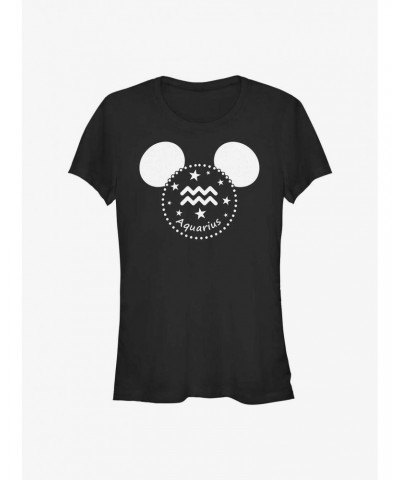 Disney Mickey Mouse Zodiac Aquarius Girls T-Shirt $6.37 T-Shirts