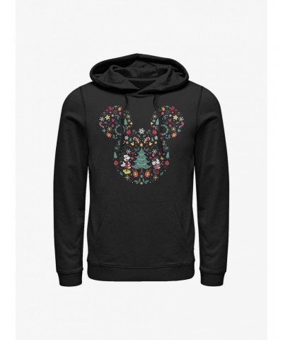 Disney Mickey Mouse Holiday Icon Ear Fill Hoodie $16.52 Hoodies