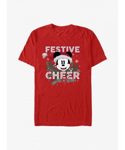 Disney Mickey Mouse Festive Cheer T-Shirt $8.03 T-Shirts