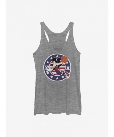 Disney Mickey Mouse Basketball Americana Girls Tank $7.04 Tanks