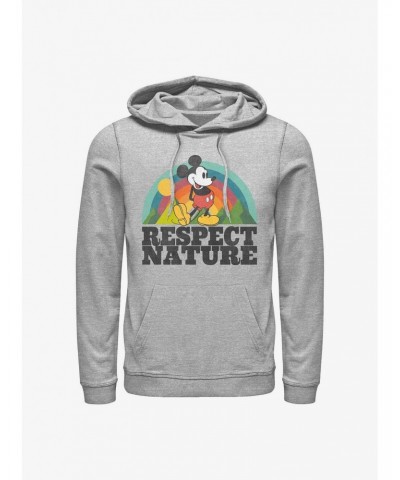 Disney Mickey Mouse Respect Nature Hoodie $12.93 Hoodies