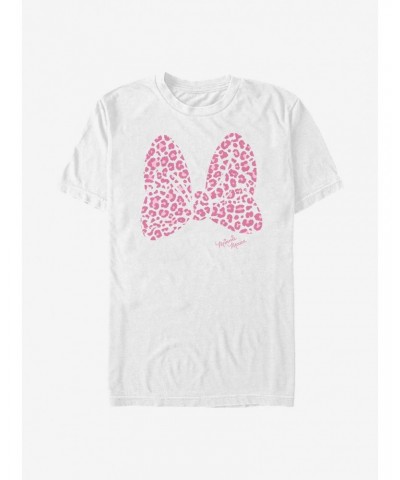 Disney Minnie Mouse Pink Leopard T-Shirt $8.03 T-Shirts