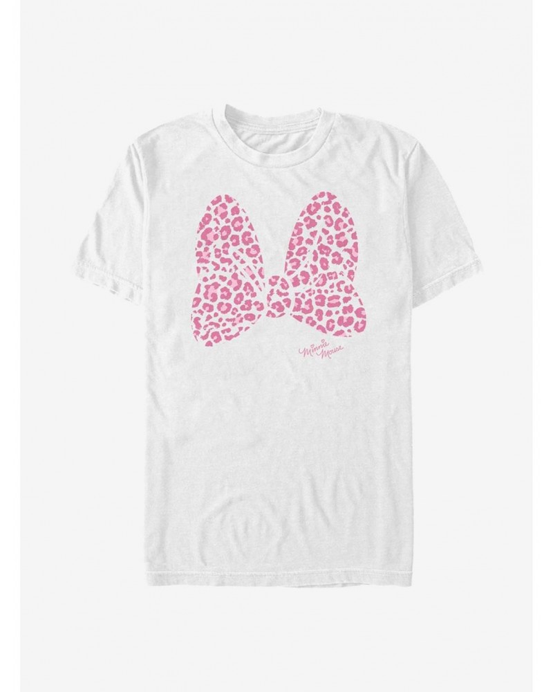 Disney Minnie Mouse Pink Leopard T-Shirt $8.03 T-Shirts