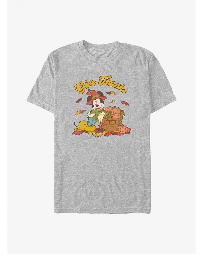 Disney Mickey Mouse Thankful Mouse T-Shirt $9.37 T-Shirts