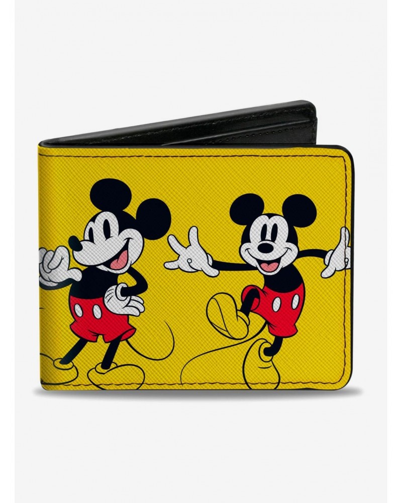 Disney Mickey Mouse Poses Bifold Wallet $9.20 Wallets