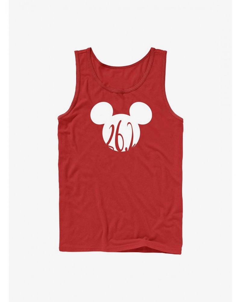 Disney Mickey Mouse 26.2 Marathon Ears Tank $8.96 Tanks