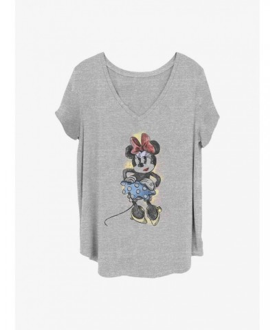 Disney Minnie Mouse Artsy Minnie Girls T-Shirt Plus Size $9.71 T-Shirts