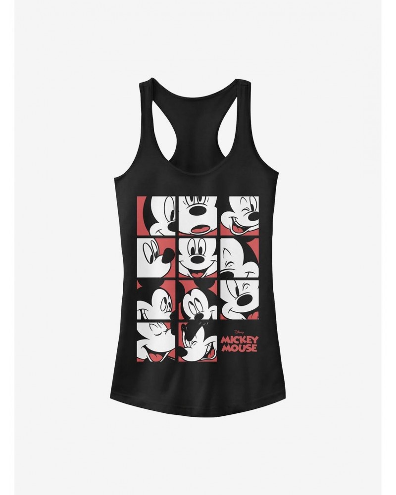 Disney Mickey Mouse Mickey Mouse Expression Grid Girls Tank $9.56 Tanks